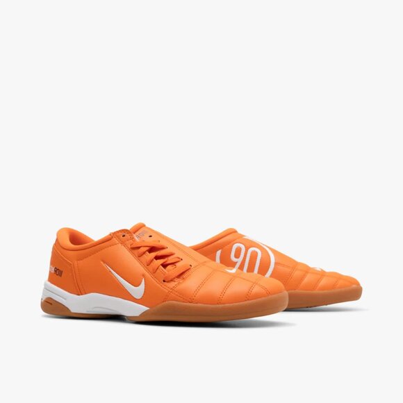 🔥 Nike T90 SP Safety Orange White #HF9351-800 Sz 10 mens Brand New🔥sneakers - Picture 12 of 15
